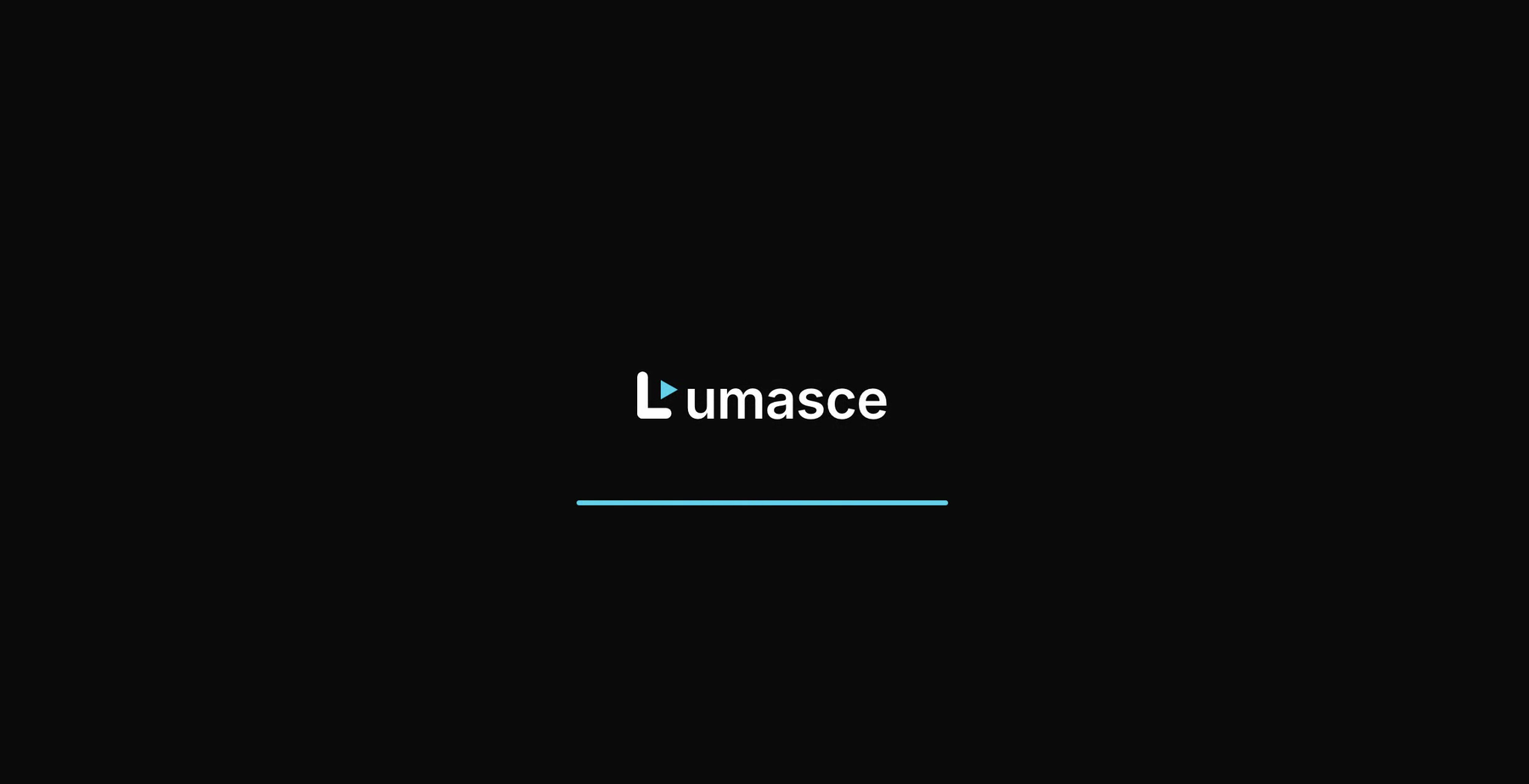 Lumasce 启动画面，安装成功